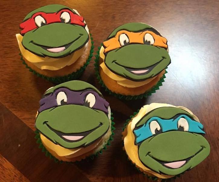 ninja turtles cupcakes