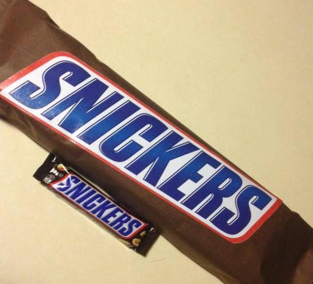 Giant Snickers Bar